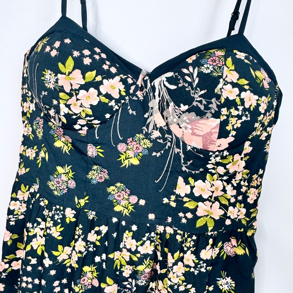 Band of Gypsies Floral Wide Leg Jumpsuit Size Small - Picture 3 of 10
